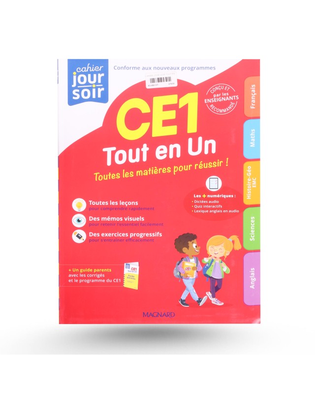 Cahier Jour Soir - Tout En Un - CE1