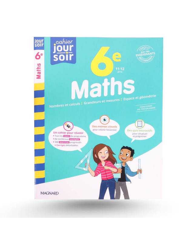 cahier jour soir - maths - 6ème