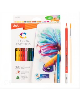 CRAYON COUL 36/18 AQUARELLE DELI