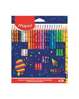 CRAYON COUL 24*18 PIXEL PARTY MAPED