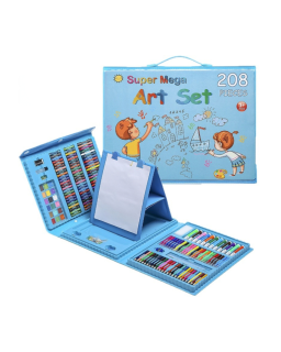 Coffret Coloriage - 208 Pièces - Bleu