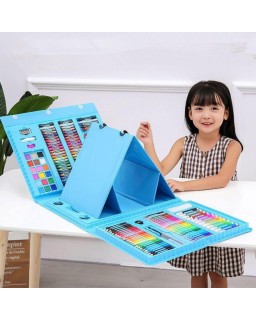 Coffret Coloriage - 208 Pièces - Bleu