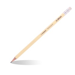 CRAYON NOIR AVEC GOMME PASTEL STABILO