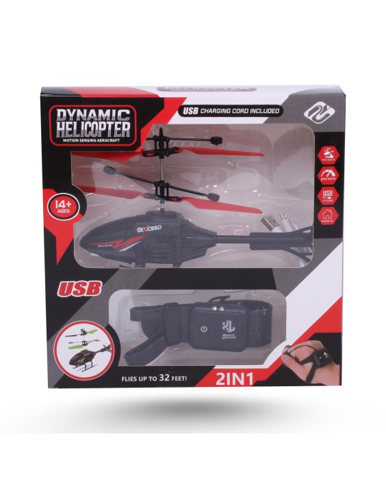 Hélicoptère + Montre 2in1