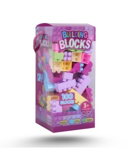 BUILDING BLOCKS PASTEL 100PCS
