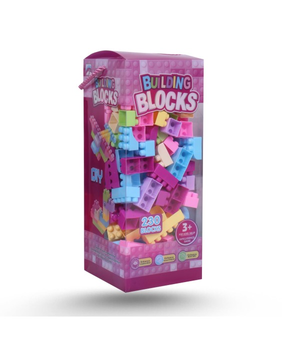 BUILDING BLOCKS PASTEL 230PCS