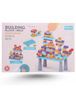 BUILDING BLOCK TABLE 88PCS