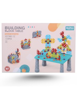 BUILDING BLOCK TABLE 133PCS