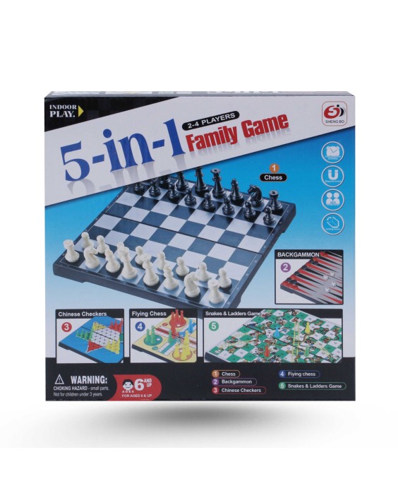 JEU ECHEC 5IN1 FAMILY GAME
