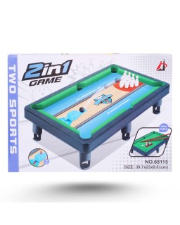 TABLE POOL + BOWLING 2IN1