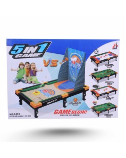 JEU TABLE 5IN1 GAMES