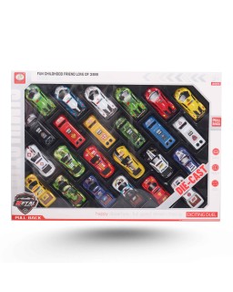 COFFRET 24 PIECES CARS