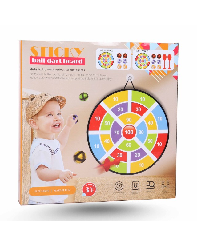 JEU FLECHE STICKY BALL 72CM