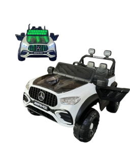 VOITURE A BATERIE AMG BLANC ET VERT