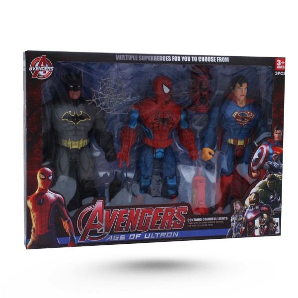 COFFRET 3 AVENGERS SUPER HEROES