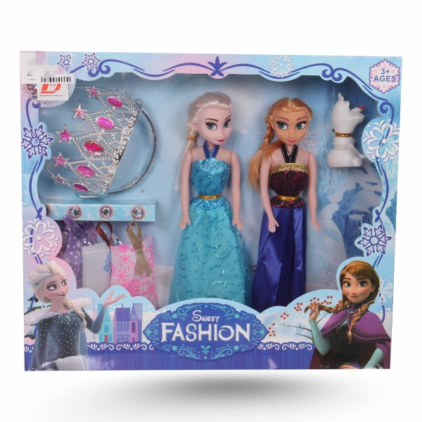 COFFRET POUPEE FROZEN  SWEET FASHION