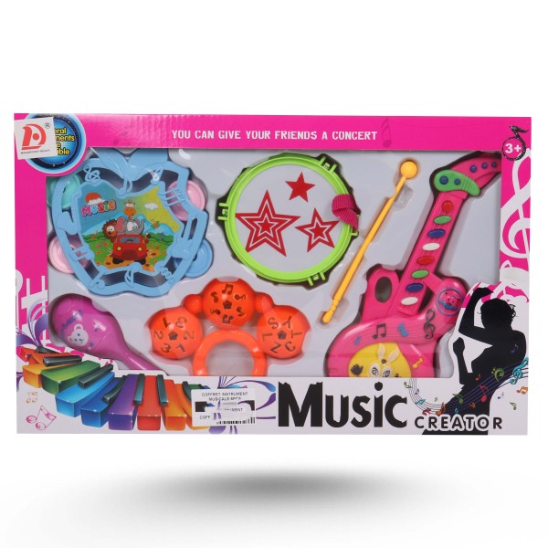 COFFRET INSTRUMENT MUSICAL 6 PIECES