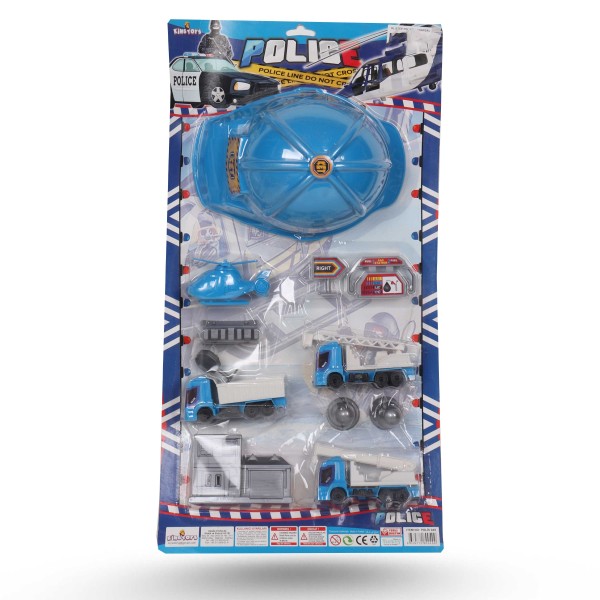 BLISTER POLICE + CHAPEAU BLEU GM