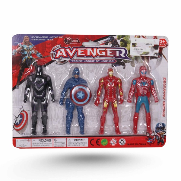 BLISTER AVANGERS PETIT MODELE 4 PIECES