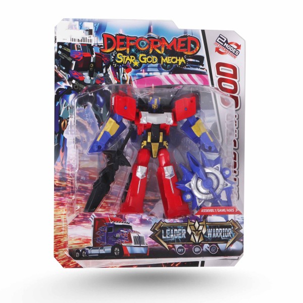 BLISTER PERSONNAGE TRANSFORMABLE
