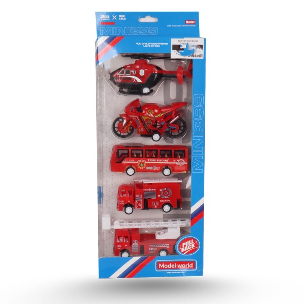 BLISTER MOYEN DE TRANSPORT 5 PIECES