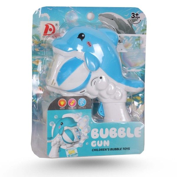 BLISTER PISTOLET BUBBLE GUN DAUPHIN