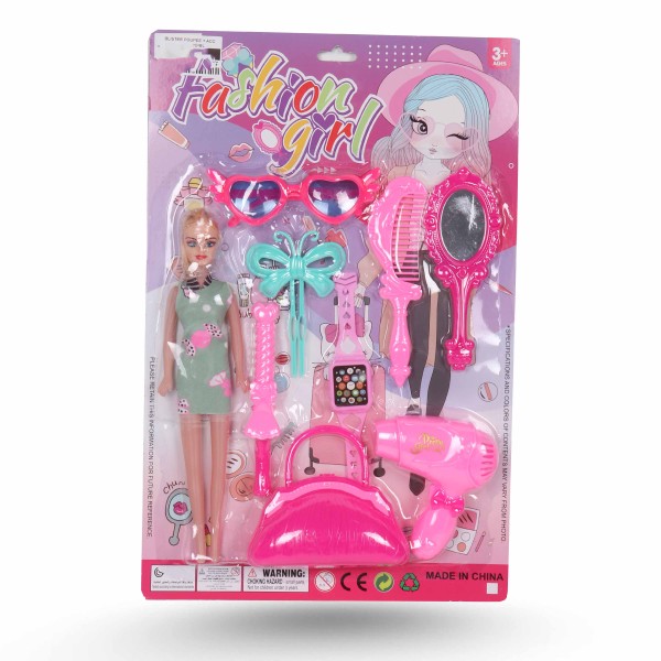 BLISTER POUPEE + ACCESSOIRES FASHION GIRL