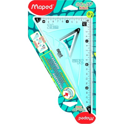 Blister Équerre 60/45° 2...