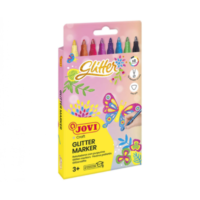 Feutre De 8 Glitter - Jovi