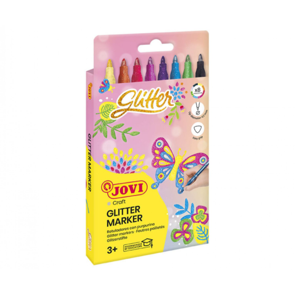 Feutre De 8 Glitter - Jovi