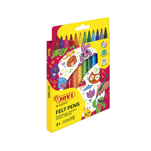 Feutre De 12 - Medium Tip - Jovi