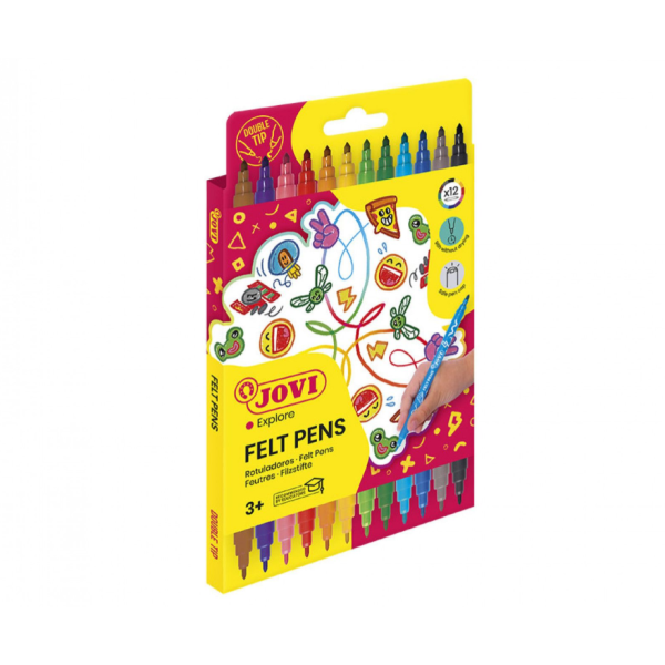 Feutre De 12 Duo - Jovi