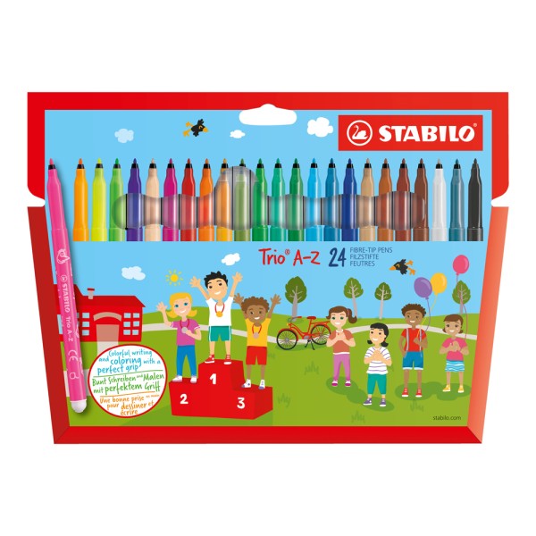 Feutre De 24 Trio A-Z - Stabilo