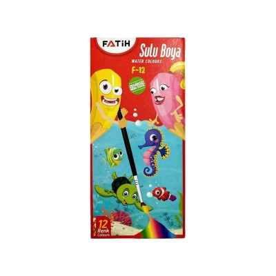 Aquarelle De 12 + Pinceau -...