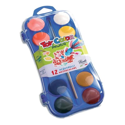 Aquarelles de 12 couleurs...