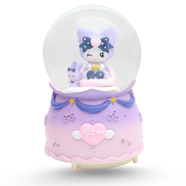 Boule De Neige Musicale Avec Lumière LED Variable - Kuromi