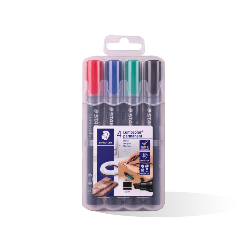 POCH DE 4 MARQ PERMANENT STAEDTLER