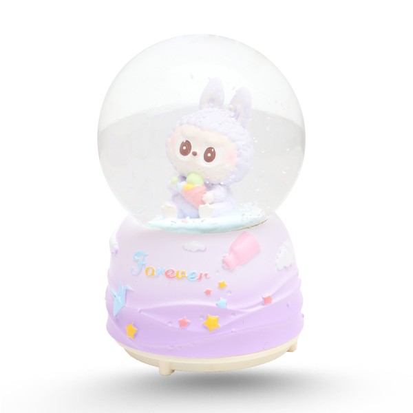 Boule De Neige Musicale Moyen Modèle - Labubu