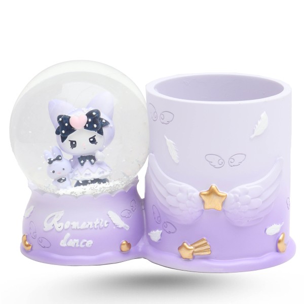 Boule De Neige Lumineux Avec Porte Stylo - Kuromi