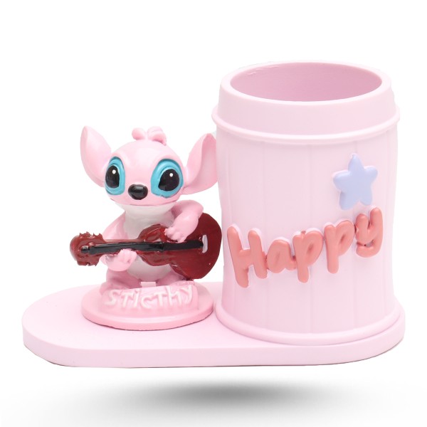 Support Porte Stylo - Happy - Stitch Rose