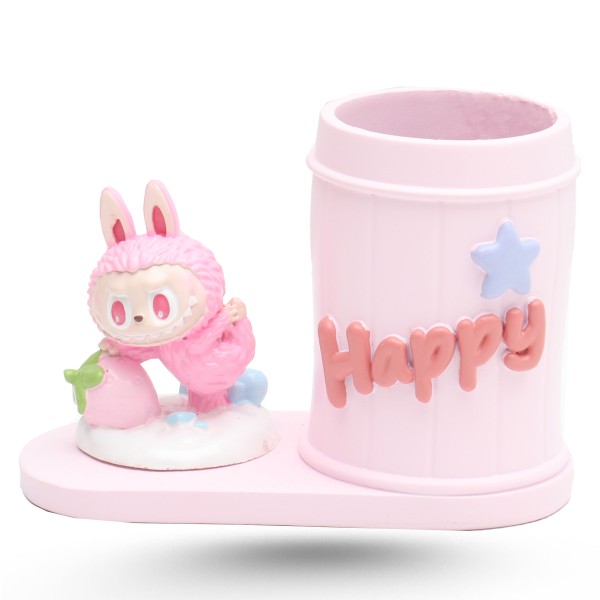 Support Porte Stylo - Happy - Labubu Rose