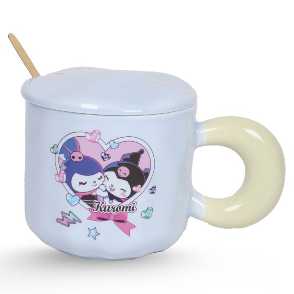 Tasse Céramique Avec Cuillère - Kuromi Love