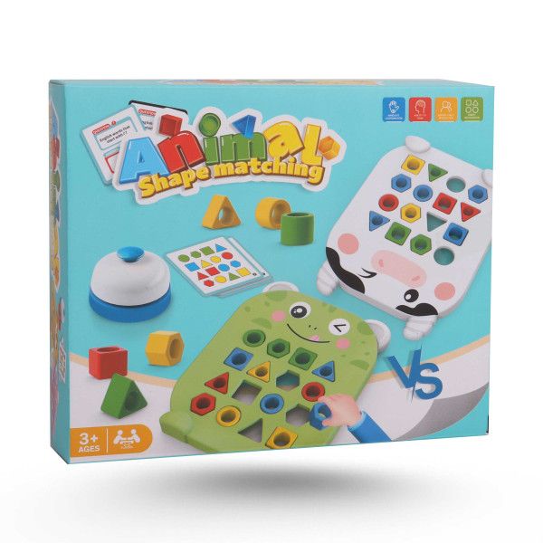 Jeu D'Association De Formes Géométriques - Animaux