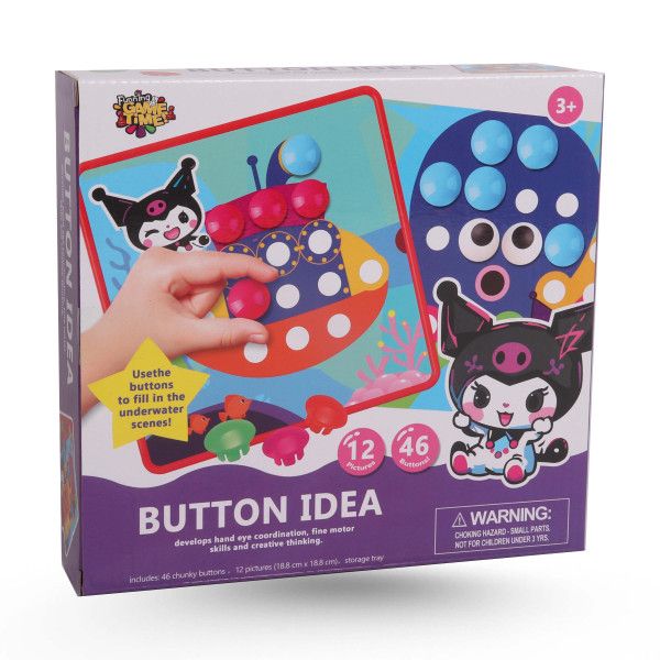 Jeu Mosaïque Avec De Gros Boutons - Kuromi