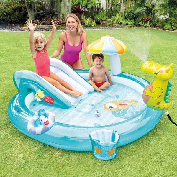 Piscine Gonflable Alligator Intex 57165