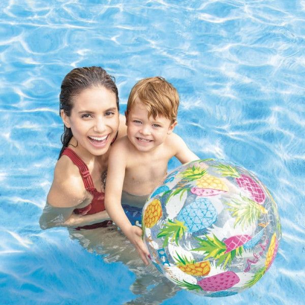 Ballon De Plage 51 Cm Multicolore - Intex 59040