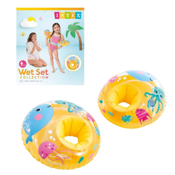 Brassards De Natation 27x25cm 3-6 Ans - Intex 59651