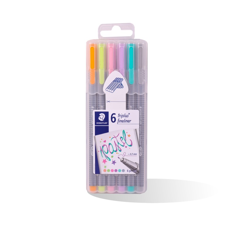 POCH DE 6 FEUTRE FINE PASTEL STAEDTLER