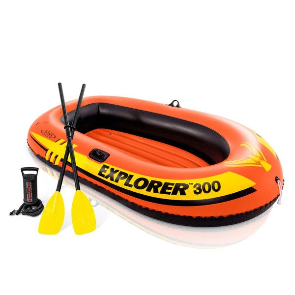 Ensemble Bateau 3 personnes "Explorer 300" - INTEX 58332