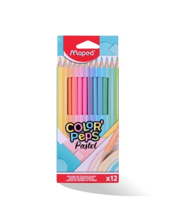 CRAYON COUL 12/18 PASTEL MAPED